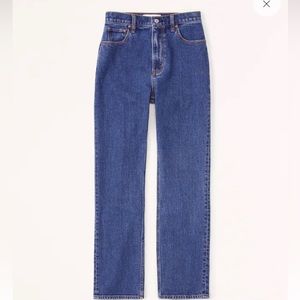 Abercrombie ultra high rise ankle jean